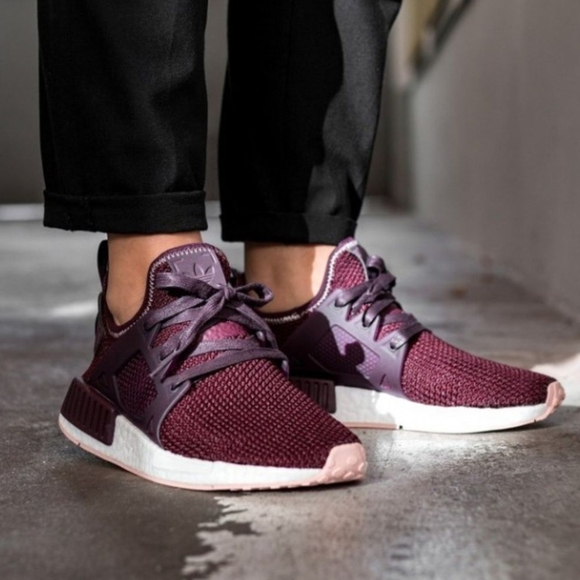 Adidas Nmd xr1 maroon burgundy purple women's size 8 - Picture 9 of 12